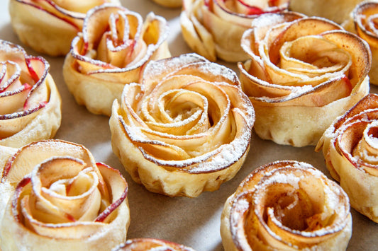 Rosas de Manzana sin azúcar