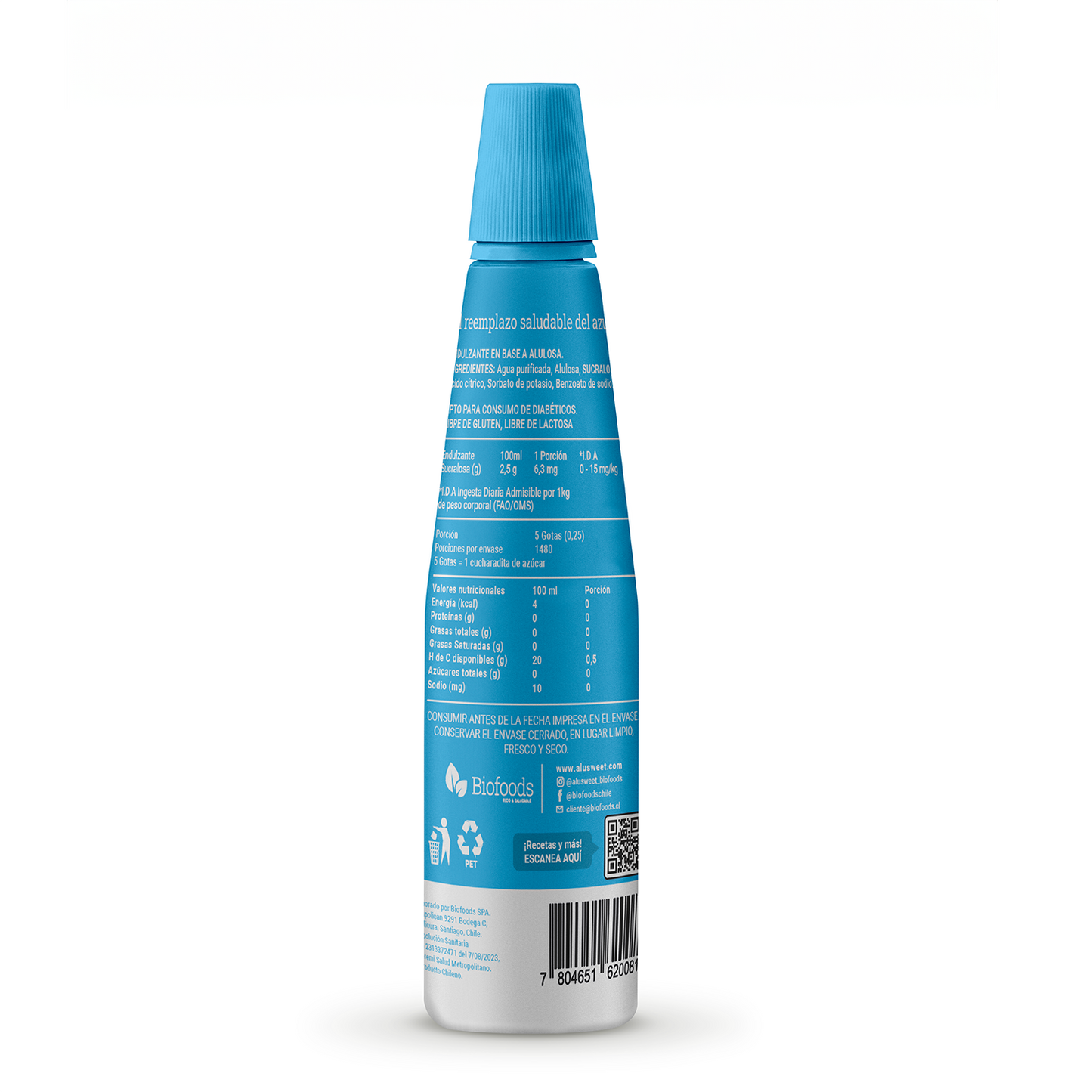 Pack AluSweet Alulosa : Polvo 500g + Gotas 360ml y + Syrup Origina 320g