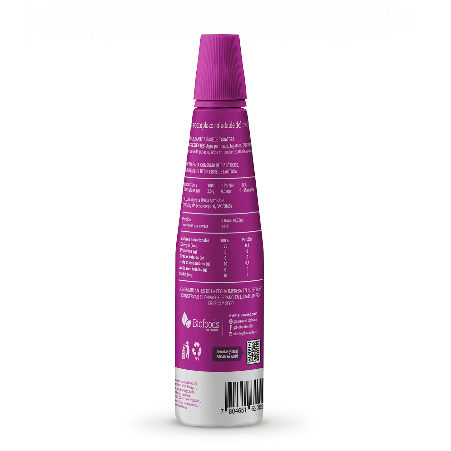 Pack Líquido AluSweet : Alulosa 360ml + Tagatosa 360ml + Stevia 270ml