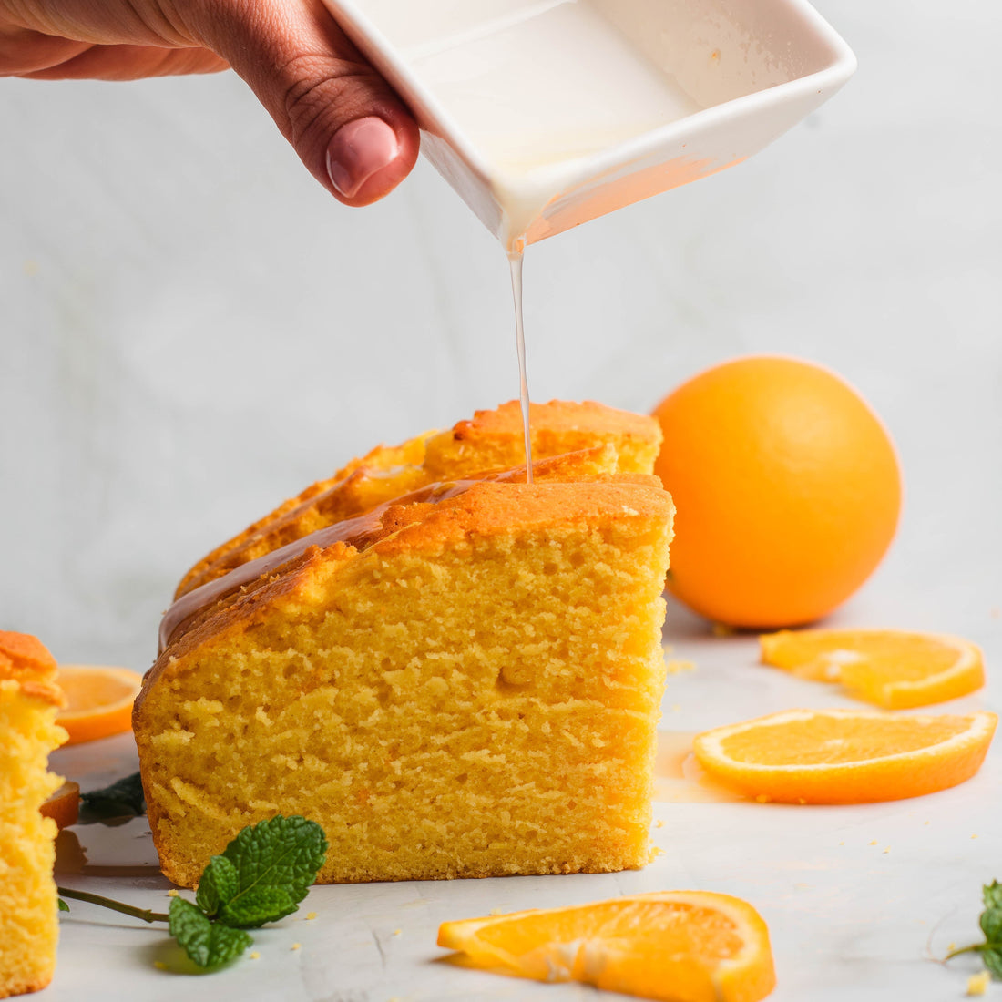 Queque de naranja sin azúcar esponjoso — receta fácil con AluSweet Alulosa