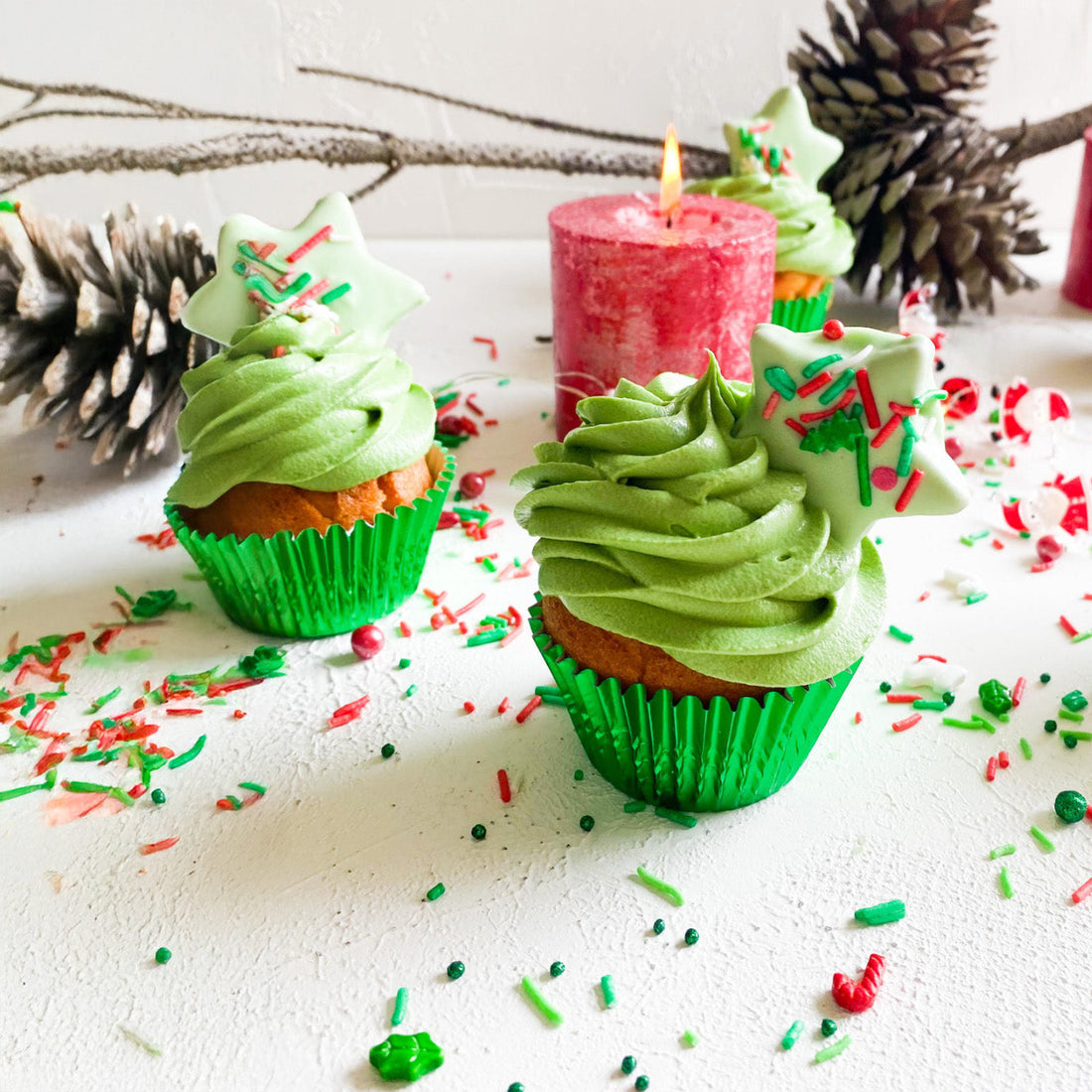 Cupcakes Navideños