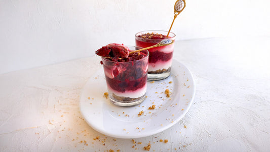 Tiramisú de Frambuesas sin Azúcar