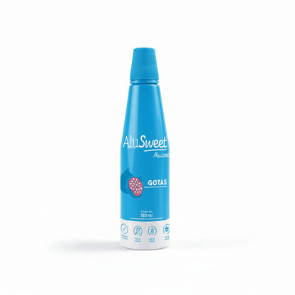 AluSweet Alulosa Gotas 180ml — endulzante sin azúcar para bebidas
