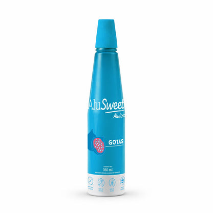 AluSweet Alulosa Gotas 360ml — endulzante líquido natural sin azúcar