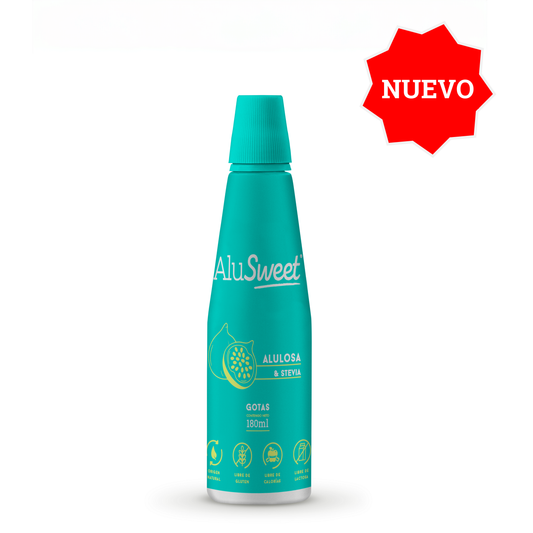 Endulzante AluSweet Alulosa + Stevia gotas 180ml