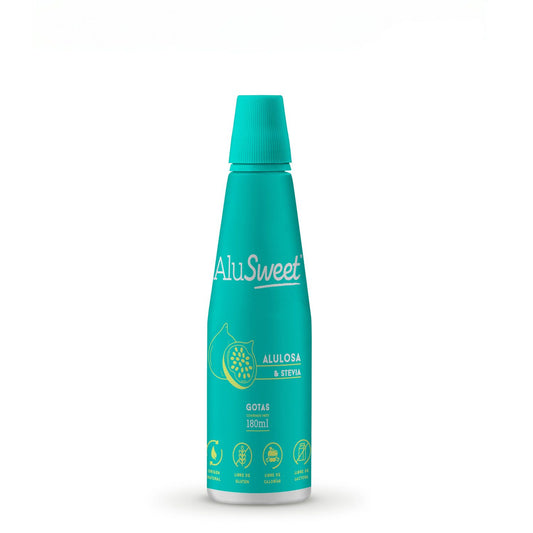 Endulzante AluSweet Alulosa + Stevia gotas 180ml